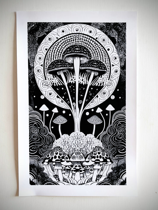 Stampa Artistica Originale - Welcome Home | 32x20cm