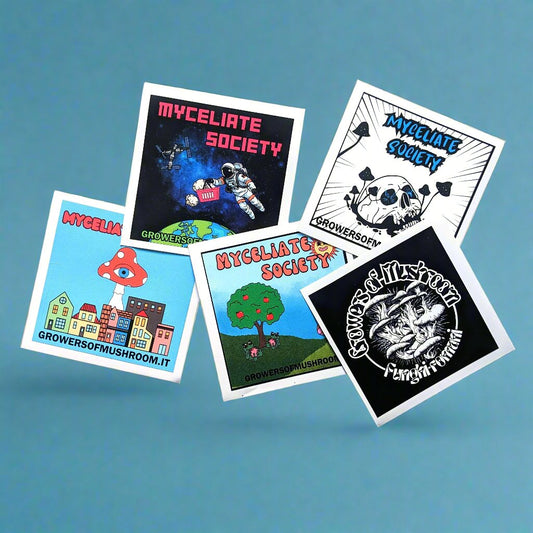 Growers of Mushroom Stickers Pack